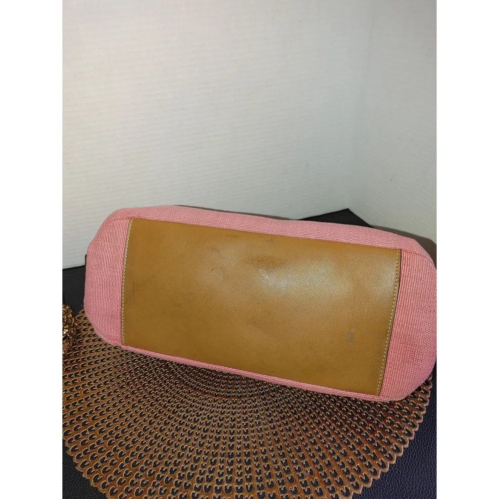 Fossil Pink and Brown Shoulder Bag